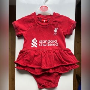 Liverpool LFC Frill Body Suit Onesie Dress